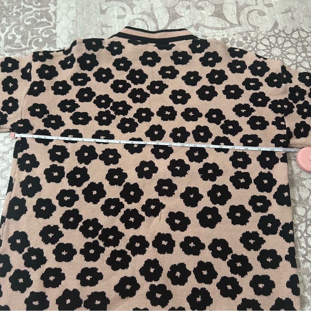 PRETTYGARDEN Women's Knit Floral Print Sweater Crewneck Long Sleeve- Size L - Picture 7 of 11